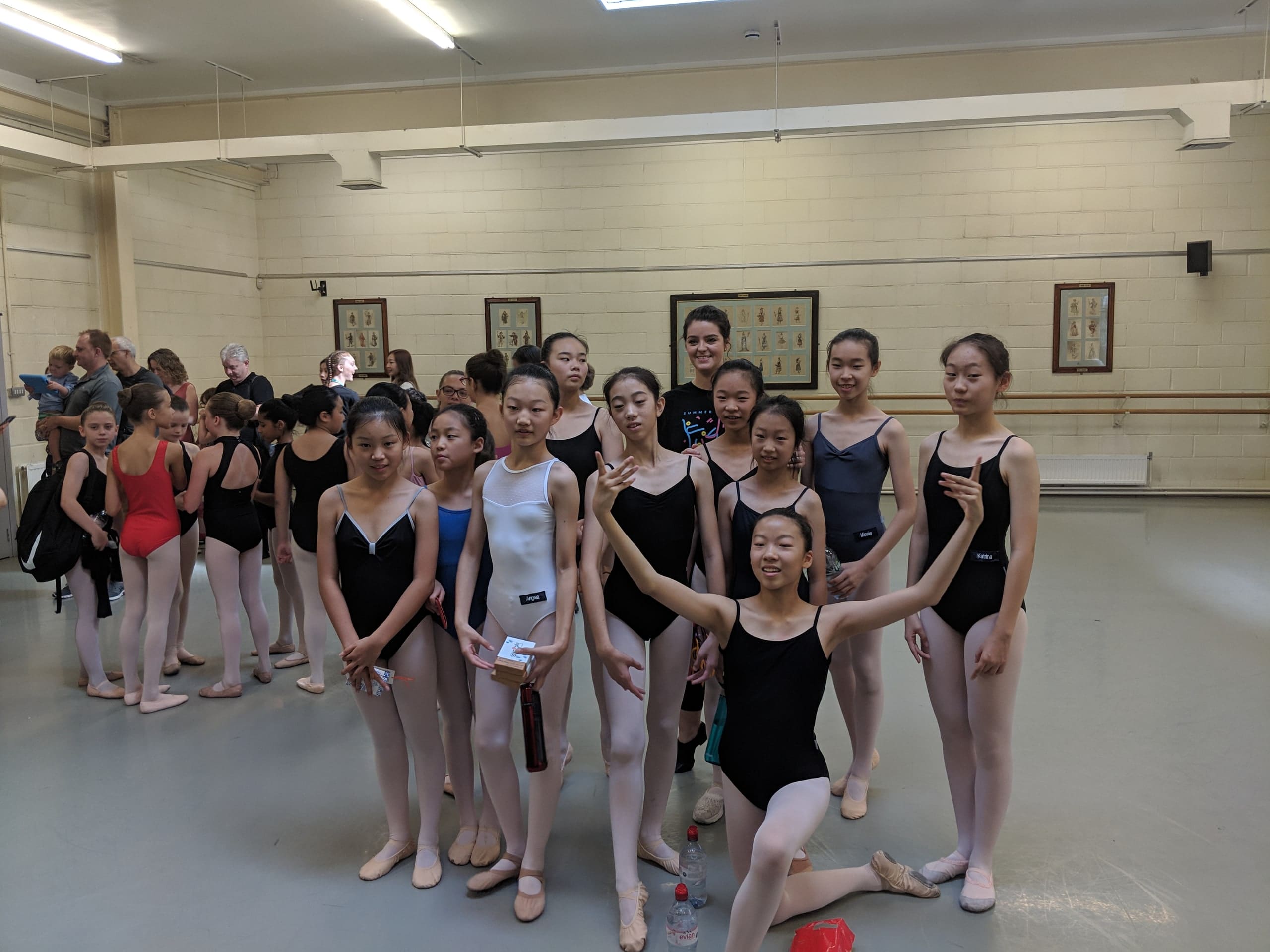 Here Dance students in a studio at the Royal Academy of Dance, London
